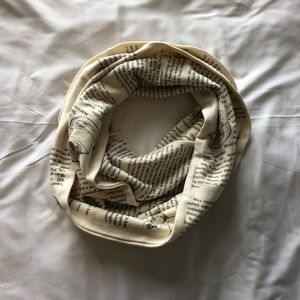 Alice in Wonderland Book Scarf